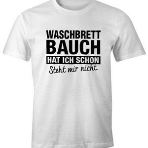 Funny Mens Washboard Belly T-Shirt I Already Don't Stand Fun Shirt